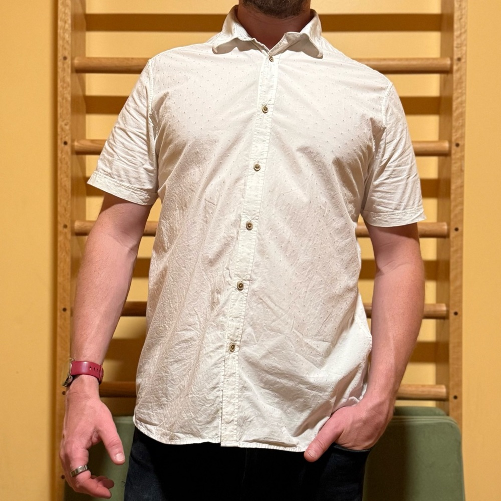 Ted Baker White Casual Button Down Shirt
